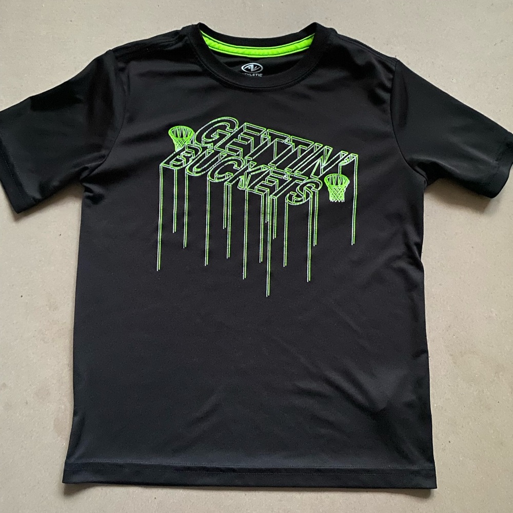 Boys basketball theme short sleeve t shirt